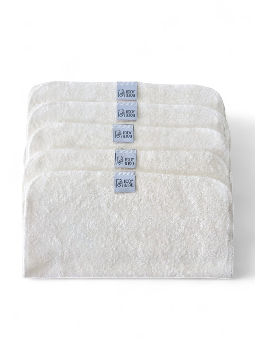 Liddy & Lou Reusable Bamboo Wipes (5 Pack)