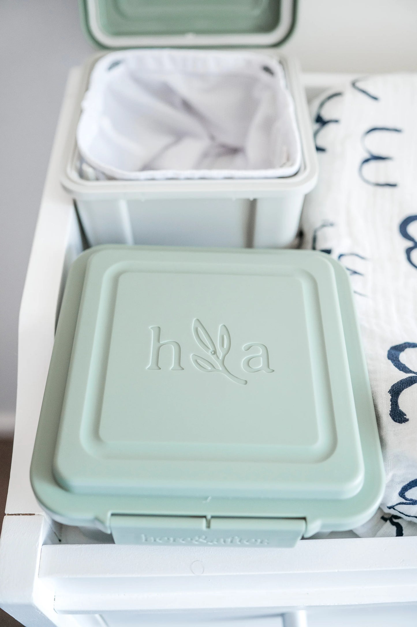 Here & After 'Clean' Reusable Wipes Container