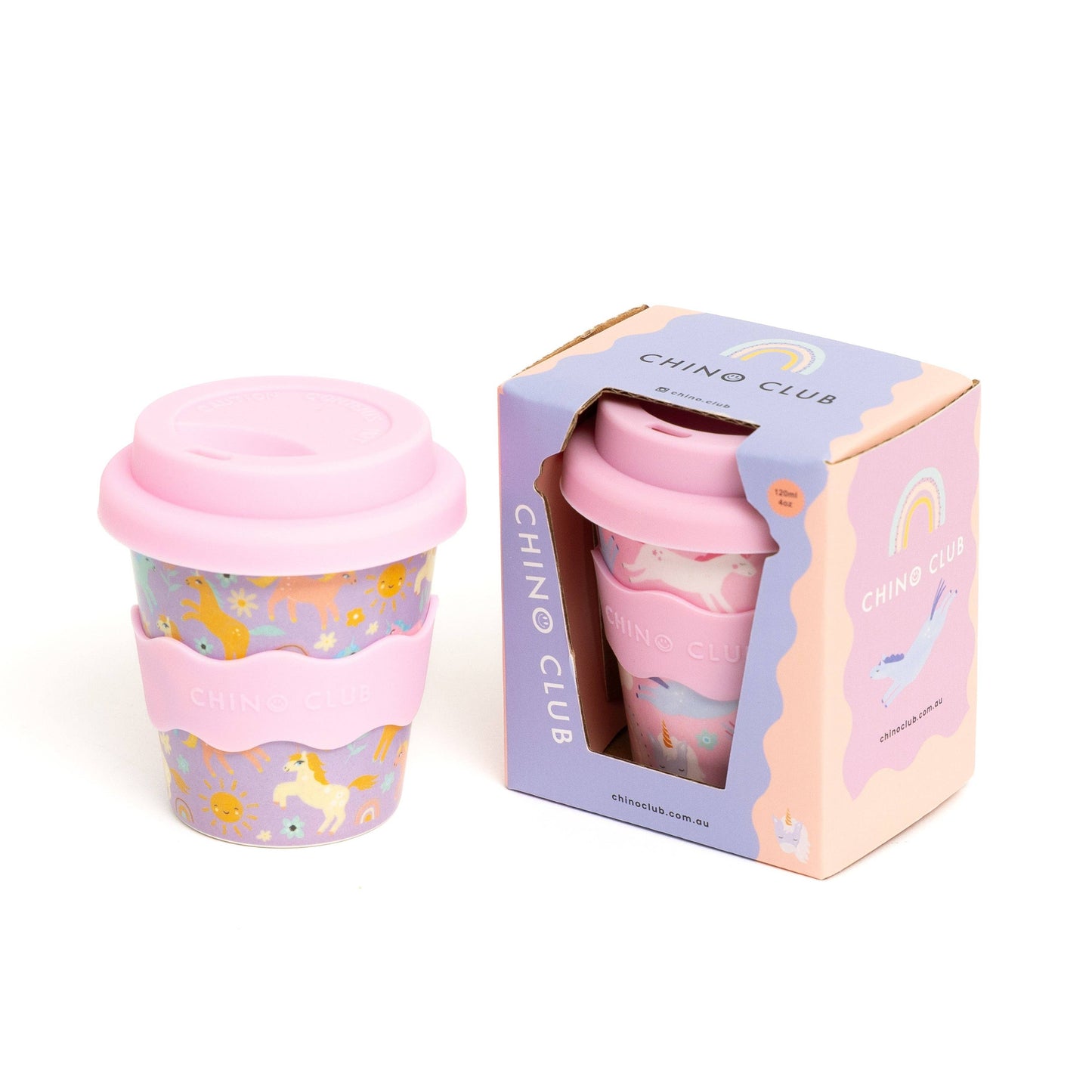 Chino Club - Purple Unicorn Babychino Cup 120ml