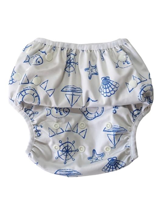 Reusable Swim Nappy - Nautical Nostalgia