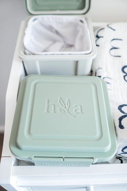 Here & After 'Clean' Reusable Wipes Container