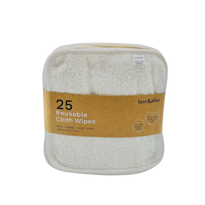 Here & After Reusable Organic Cloth Wipes