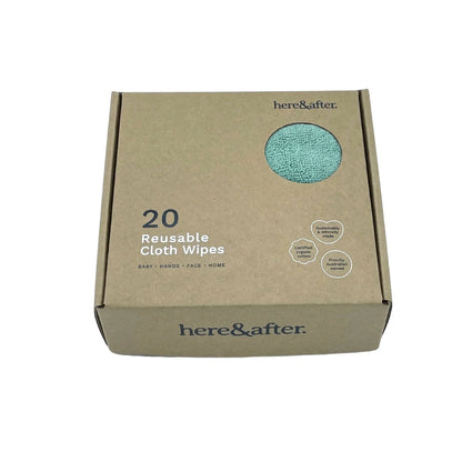 Here & After Reusable Organic Cloth Wipes