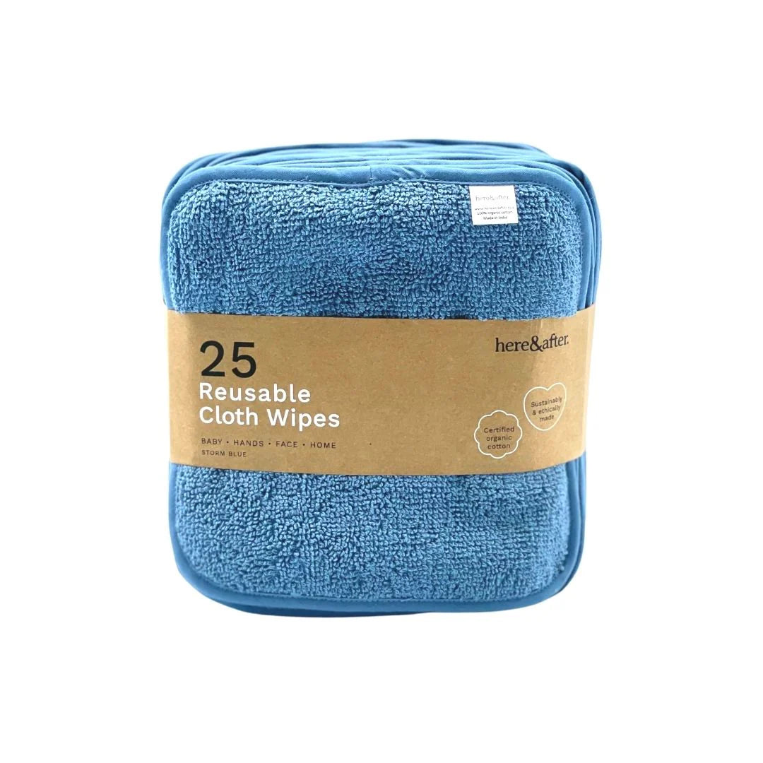 Here & After Reusable Organic Cloth Wipes